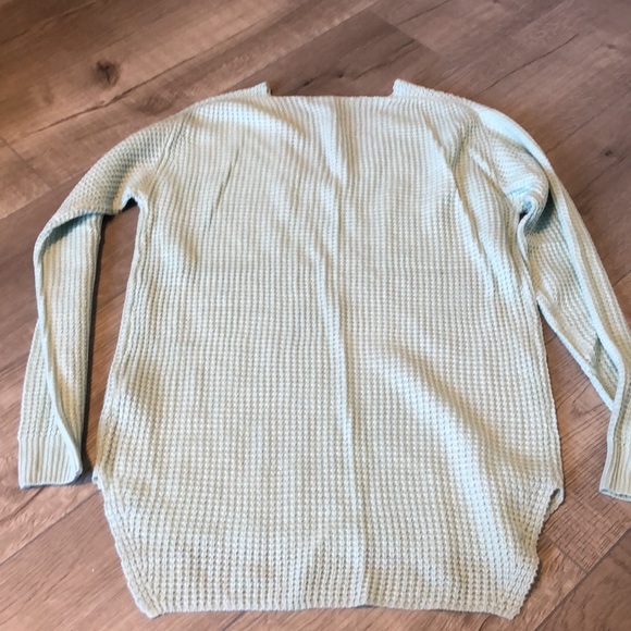 NWOT Joe fresh mint knit sweater - Picture 4 of 6
